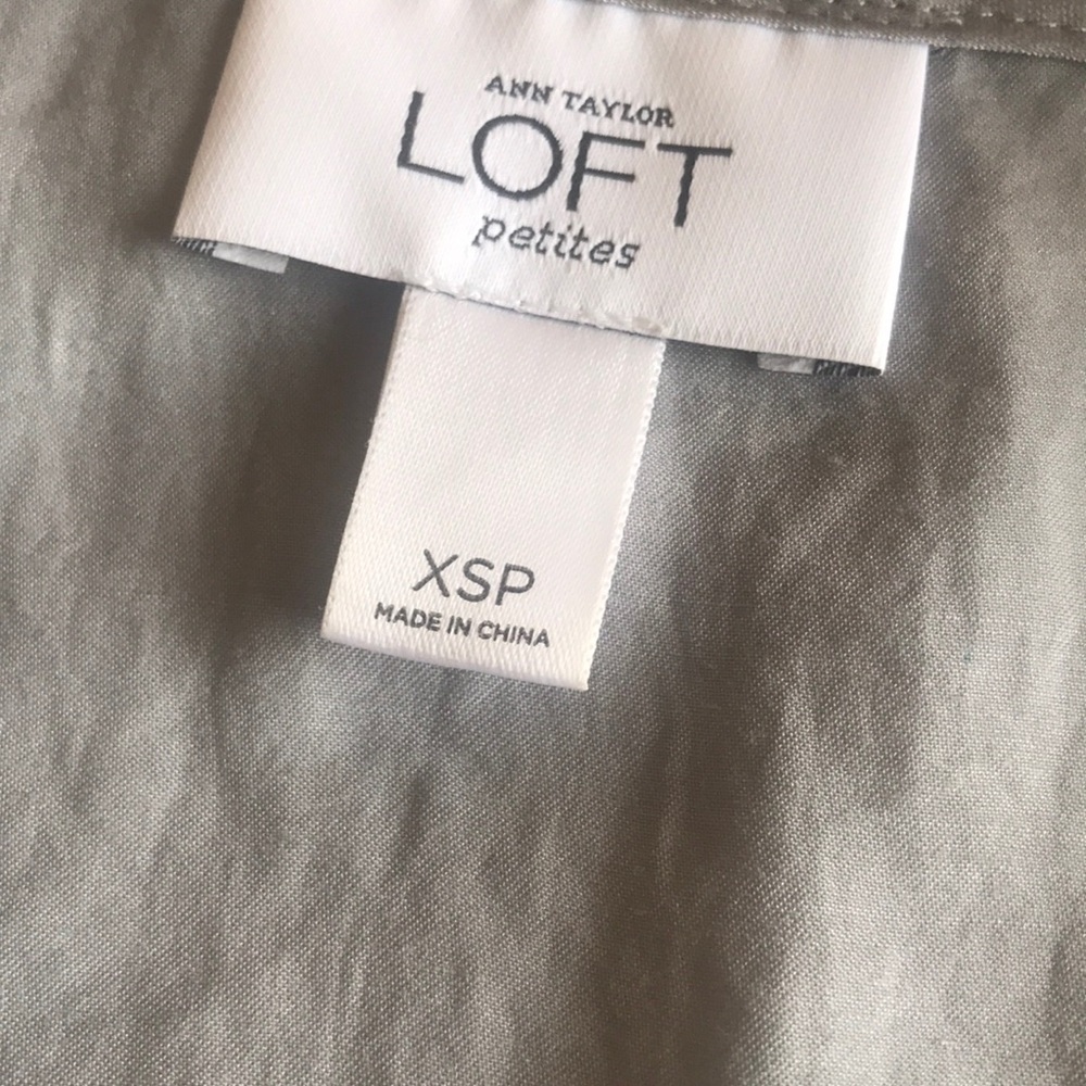 LOFT Sleeveless Ruffle Blouse - Picture 3 of 5